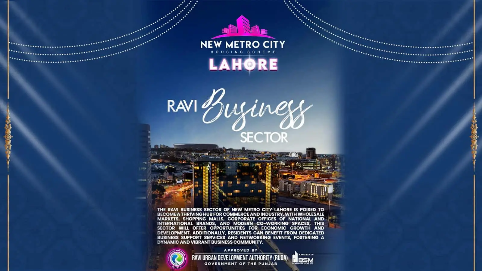Business Sector at New Metro City Lahore