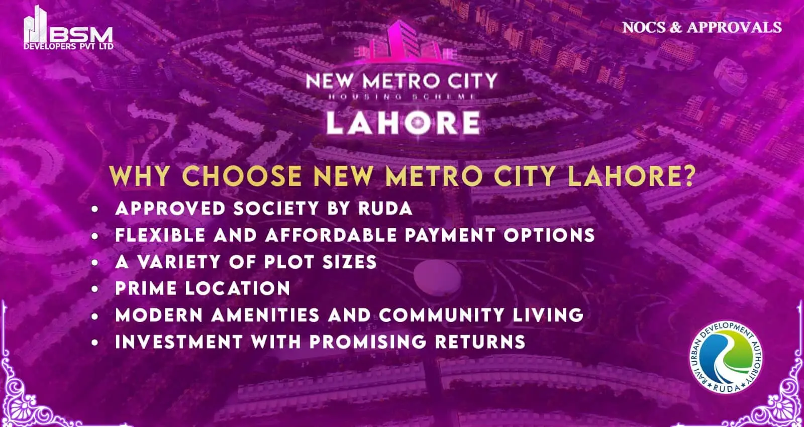 Why Choose New Metro City Lahore