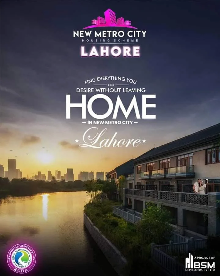 New Metro City Lahore homes